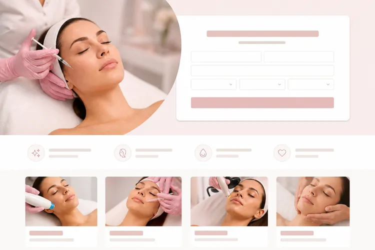 Med spa funnel example built by Next Level Marketing Firm